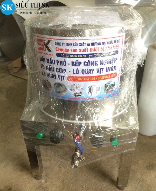 Nồi nấu phở 50l hiện đại, đa năng, giá rẻ