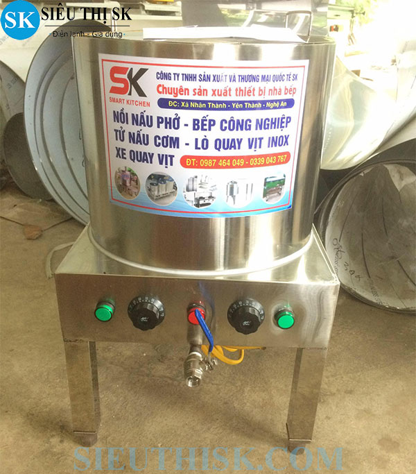 Nồi nấu phở 50l hiện đại, đa năng, giá rẻ