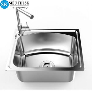 Chậu rửa bát inox 1 hố - Chậu rửa inox đơn giá rẻ