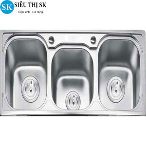 Chậu rửa inox 3 ngăn cao cấp sang trọng giá thành rẻ