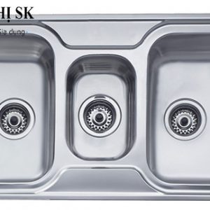 Chậu rửa inox 3 ngăn cao cấp sang trọng giá thành rẻ