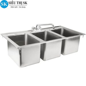 Chậu rửa inox 3 ngăn cao cấp sang trọng giá thành rẻ