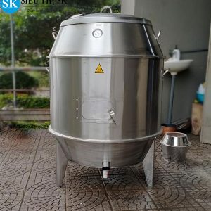 Lò quay vịt inox 90 dùng gas hiện đại giá tốt nhất hiện nay