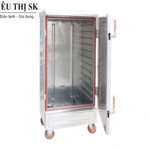 Tủ hấp cơm 12 khay bằng điện Việt Nam (60kg/mẻ)