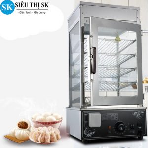 Tủ trưng bày bánh bao 5 tầng cao cấp đa năng giá rẻ