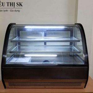 Tủ trưng bày bánh kem kính cong 3 tầng 70cm giá tốt